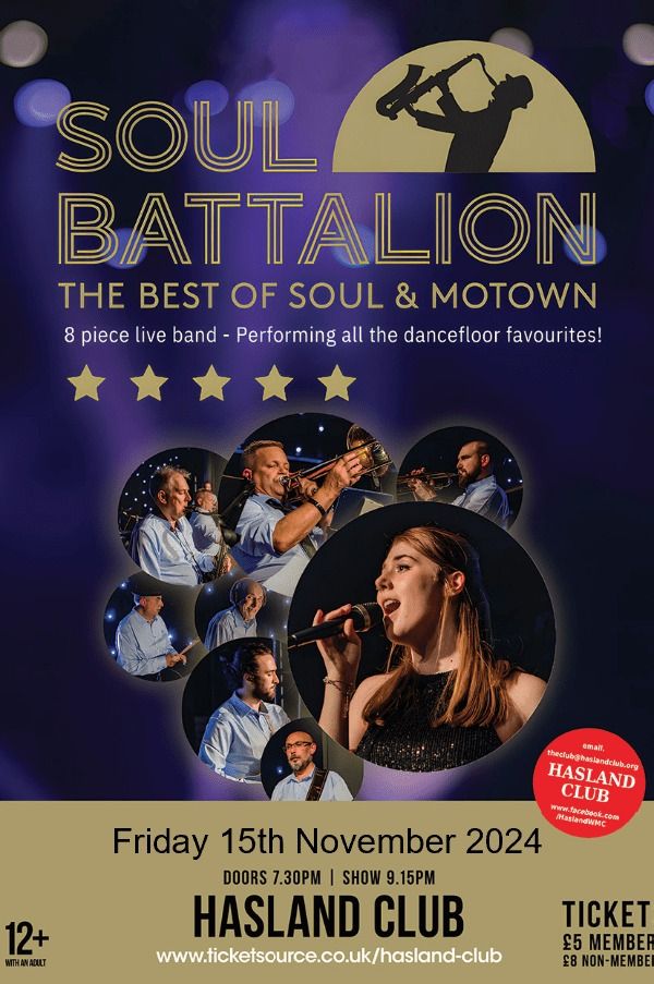 Soul Battalion. The best of Soul and Motown show