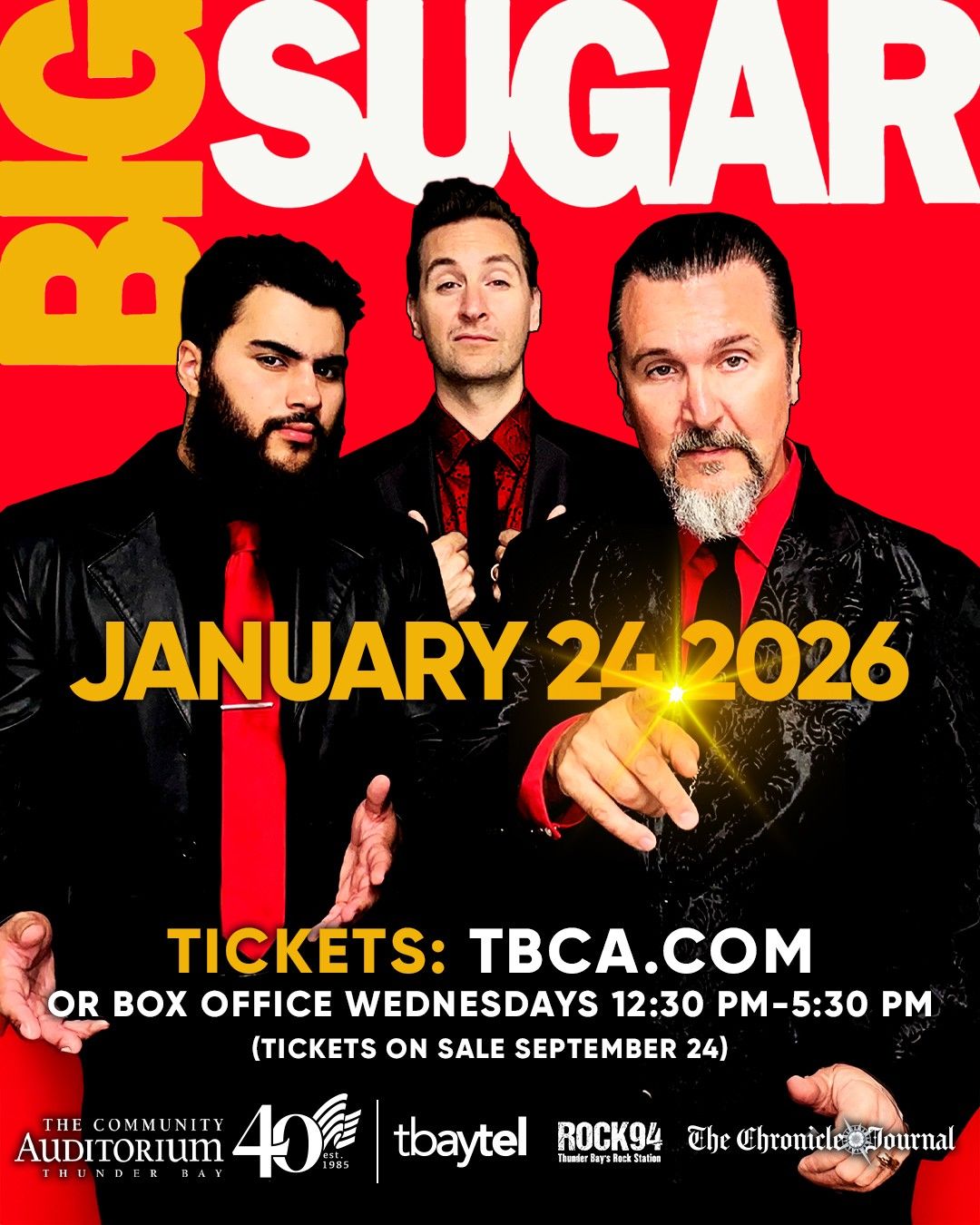 Big Sugar at Community Auditorium Thunder Bay