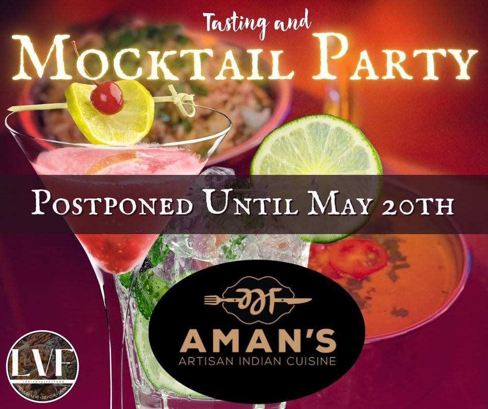 Lehigh Valley Food Tasting & Mocktail Event at Aman\u2019s Artisan Indian Cuisine 