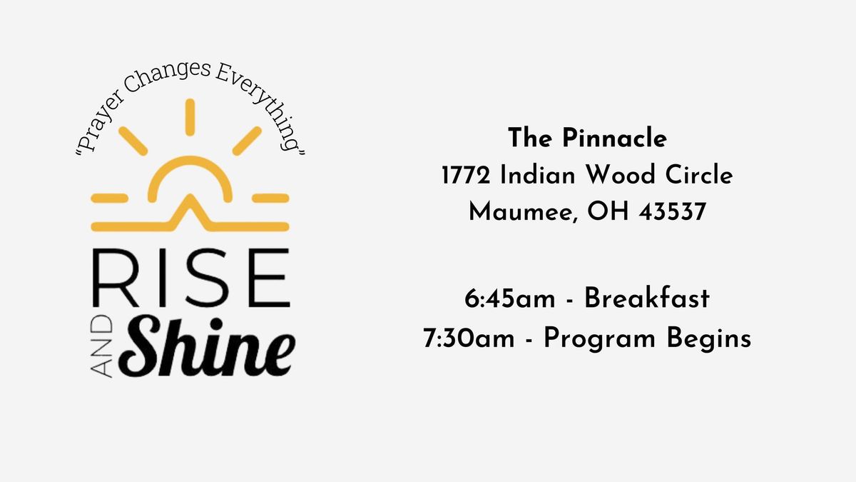 Rise & Shine 2025 Fundraising Breakfast