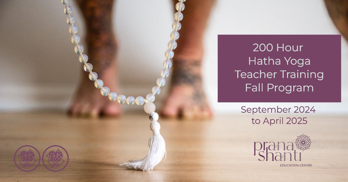 200-Hr Hatha Yoga Teacher Training - Fall program