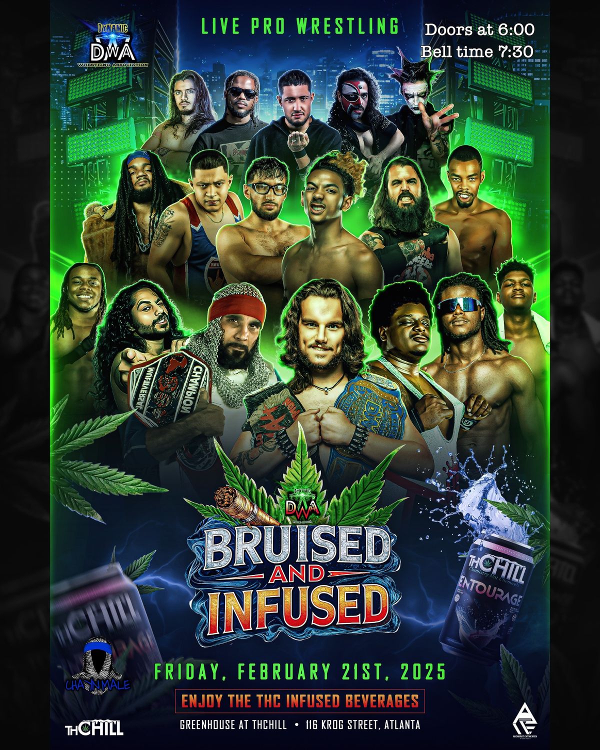 DWA - Bruised & Infused - Live Pro Wrestling 