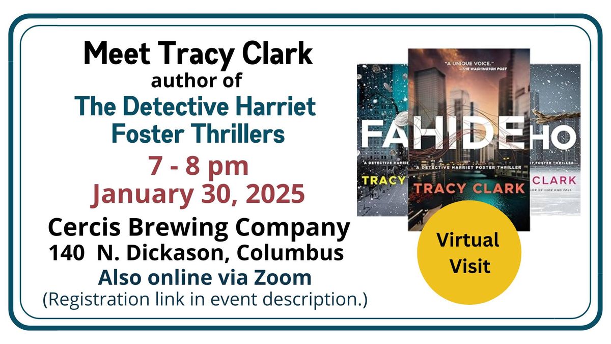 Books & Beer with Author Tracy Clark