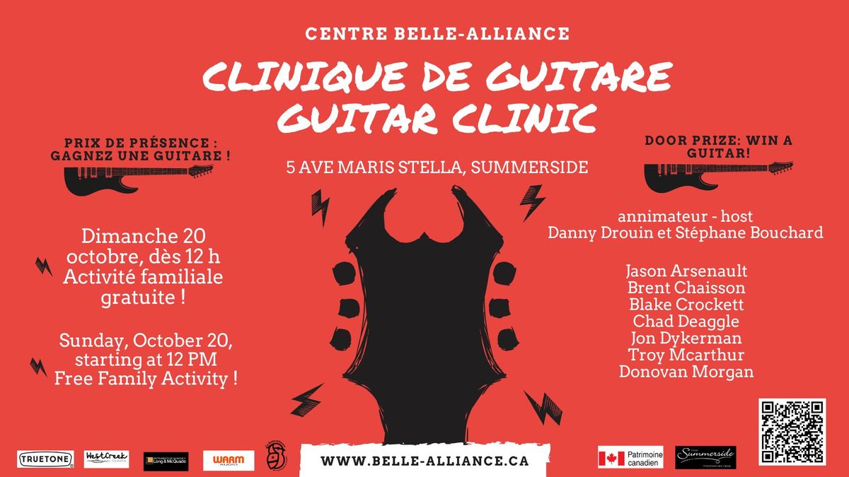 Clinique de guitare -  Guitar Clinic -Festival de la citrouille Summerside