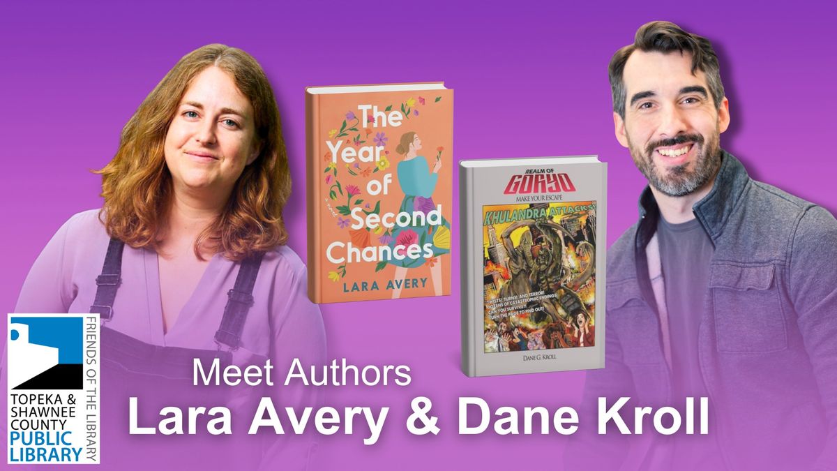 Meet Authors Lara Avery & Dane Kroll \u2013 Friends of the Library Annual Event