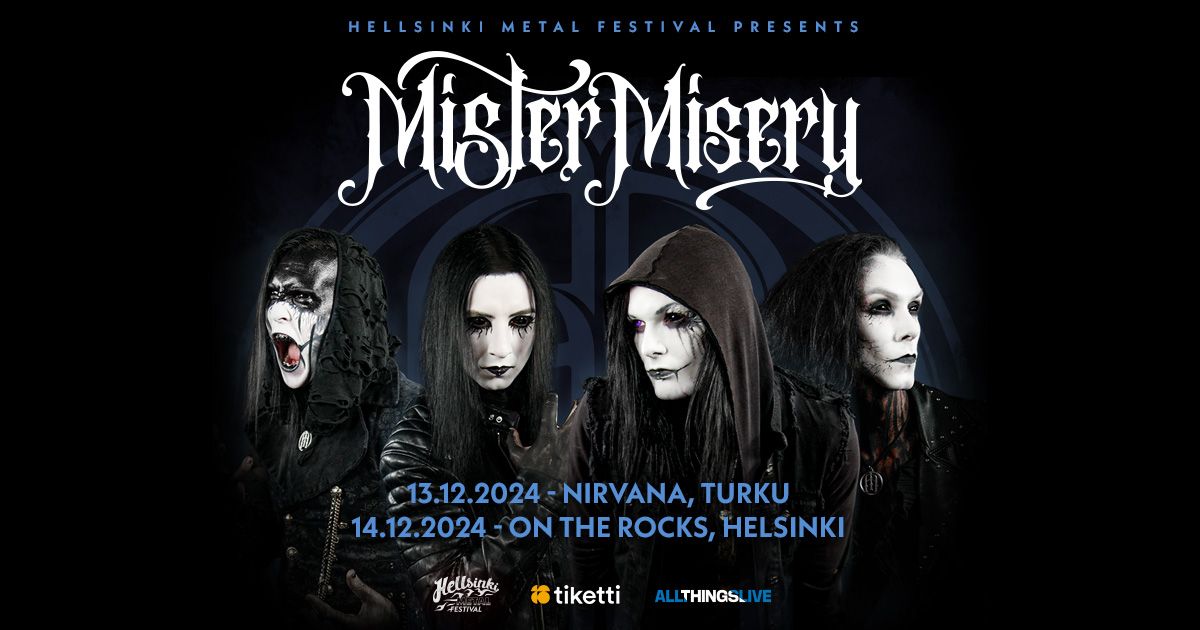 Mister Misery - 14.12.2024 On The Rocks, Helsinki