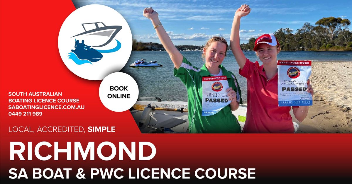 Richmond Boat & Jetski Licence