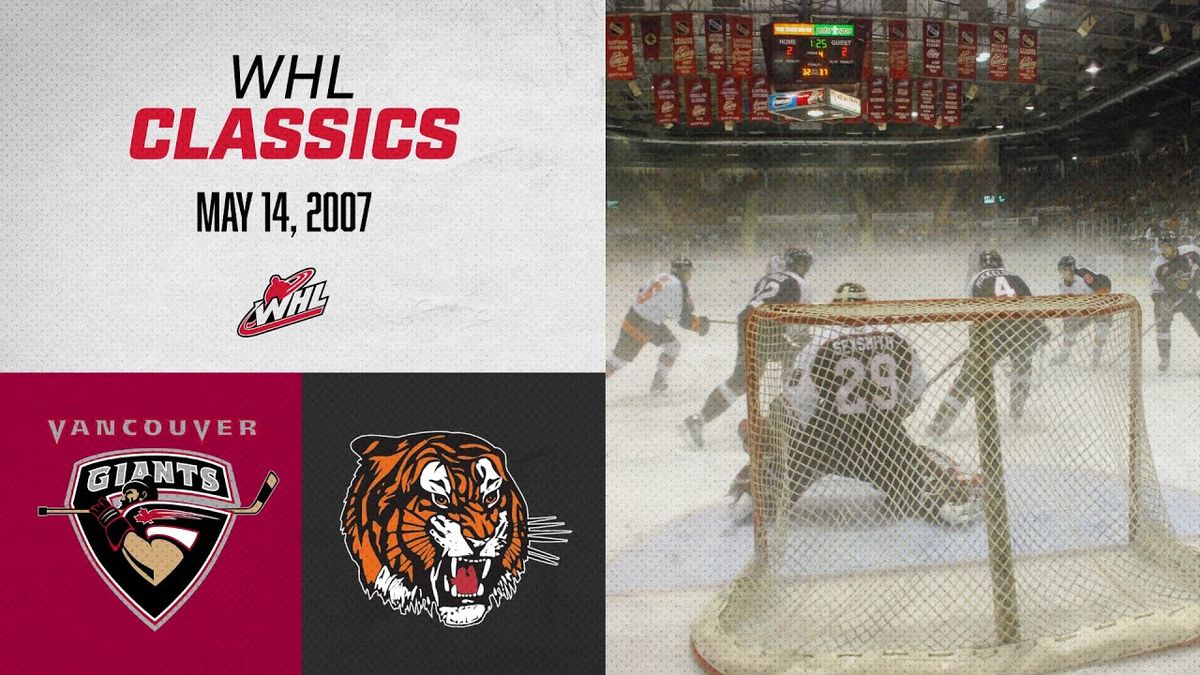 Medicine Hat Tigers at Vancouver Giants