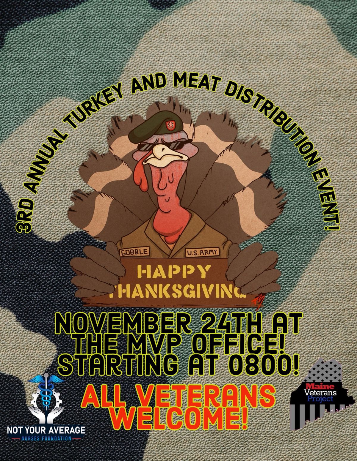 3rd annual Turkey and Meat Drive distribution 