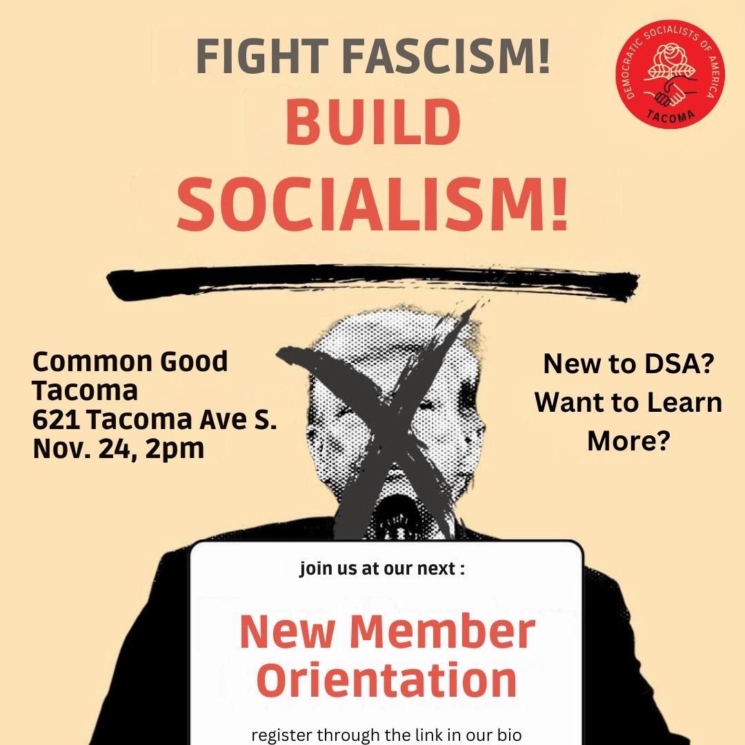 Tacoma DSA 101 and New Member Orientation