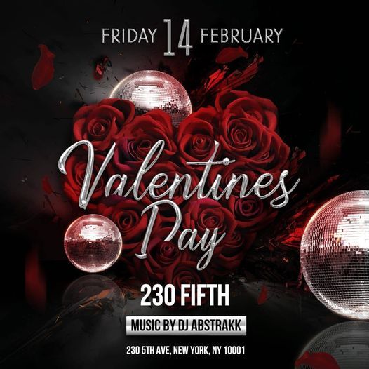 Valentines Day Party 230 5th Penthouse Rooftop 230 Fifth Ave Rooftop Bar Manhattan Nyc York 14 February To 15 February Nyc Valentine's Day Events 2022