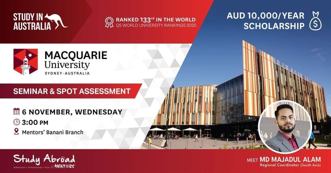 Seminar & Spot Assessment: Macquarie University