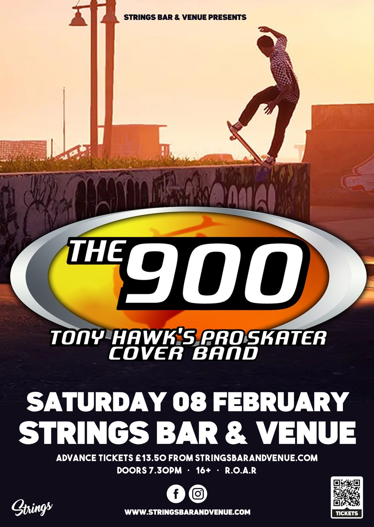 The 900 - Tony Hawk Cover Band Live at Strings Bar & Venue 