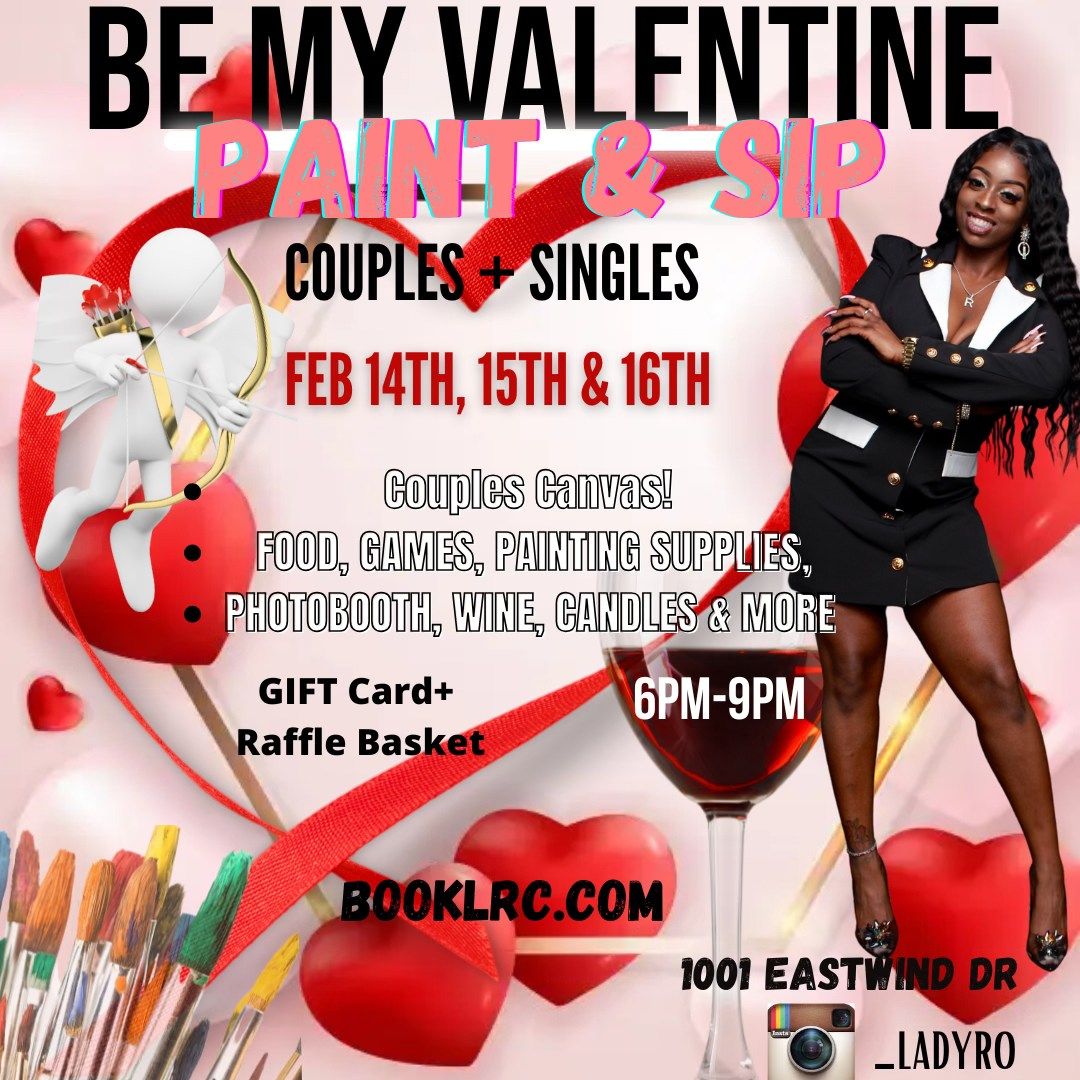 BE MY VALENTINE PAINT SIP & KARAOKE 