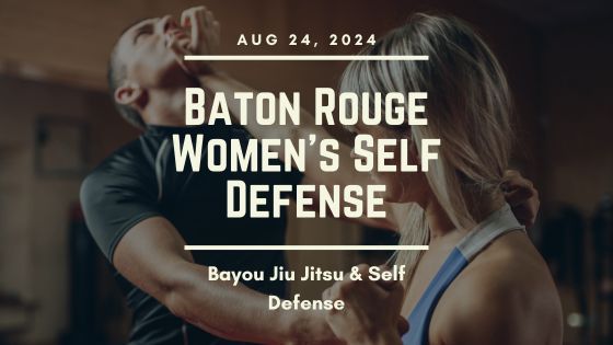 Women's Self Defense Class - SEP 28, 2024