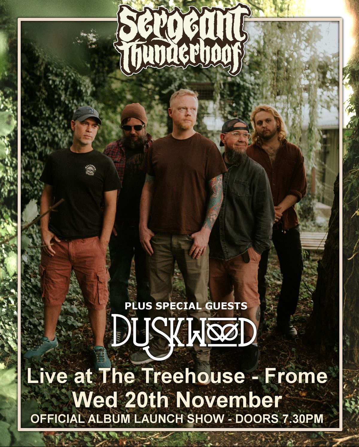 Sergeant Thunderhoof + Special Guests Duskwood! Album Release Show