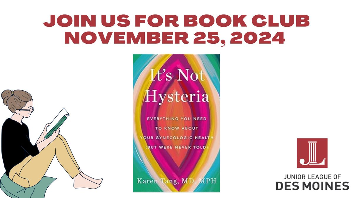 JLDM November 2024 Book Club - It\u2019s Not Hysteria