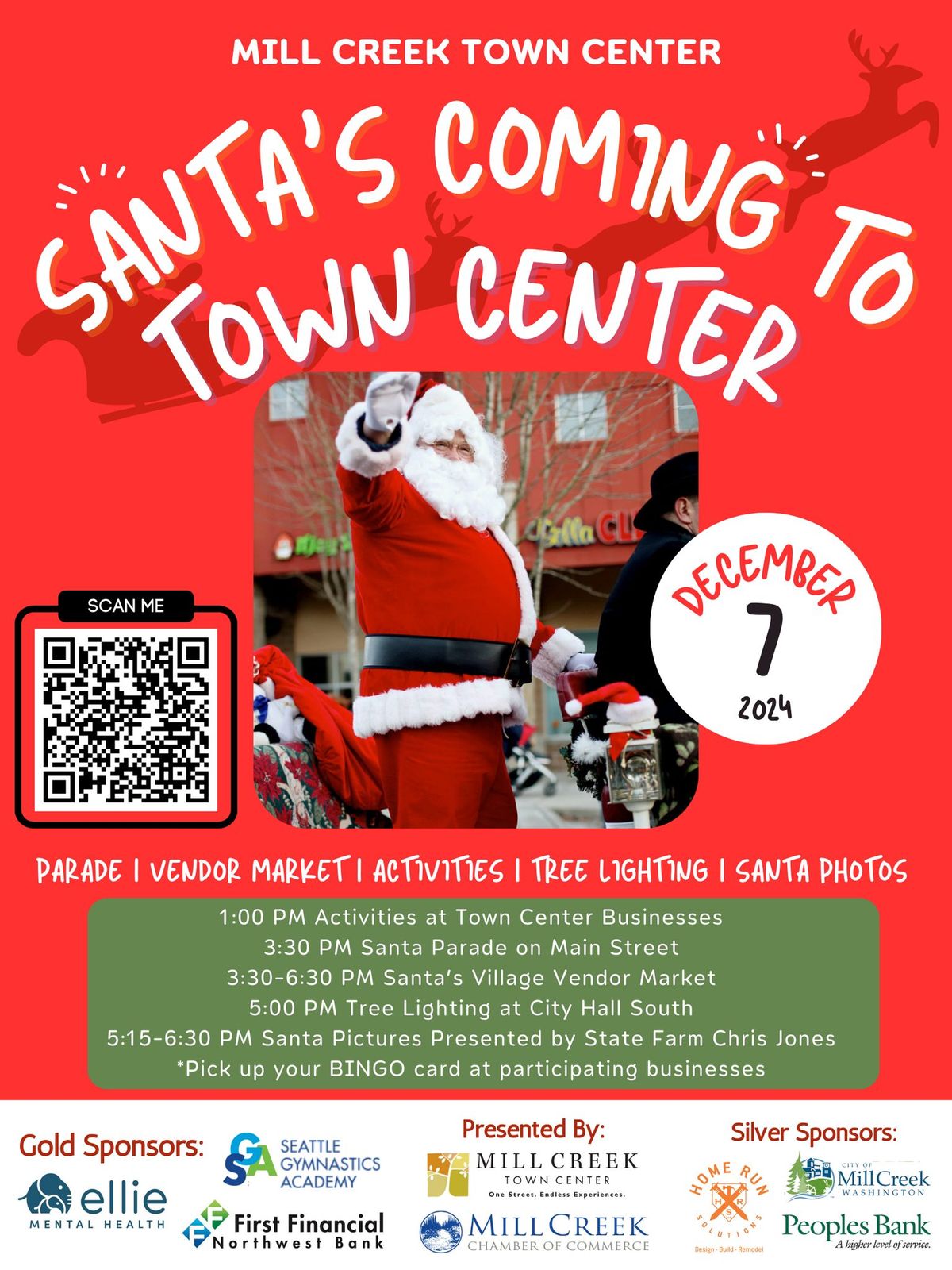 Santa's Coming to Town Center