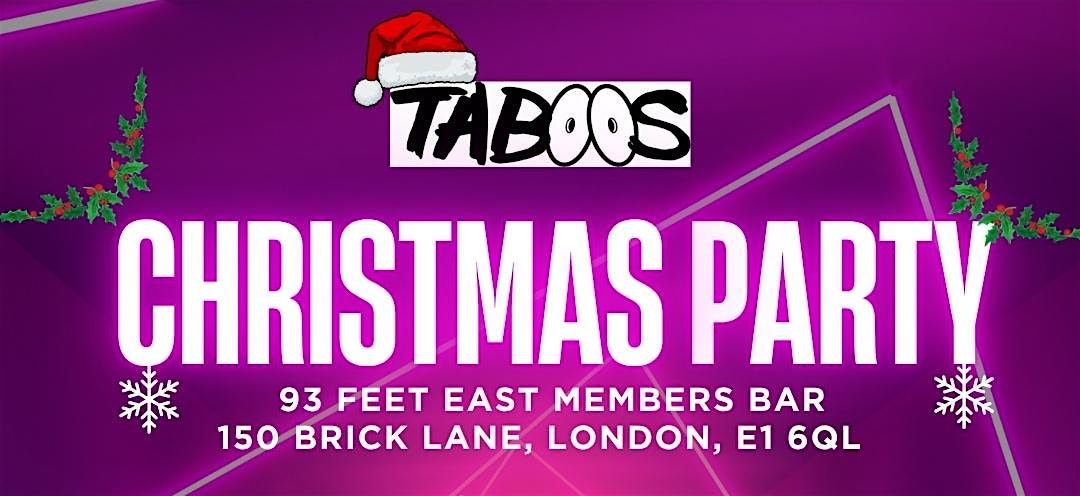 Taboos Christmas Party
