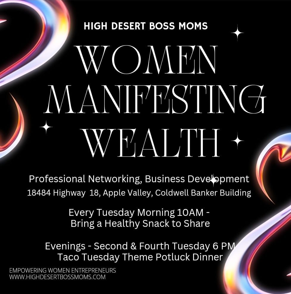 Morning Session 10 AM - Women Manifesting Wealth 