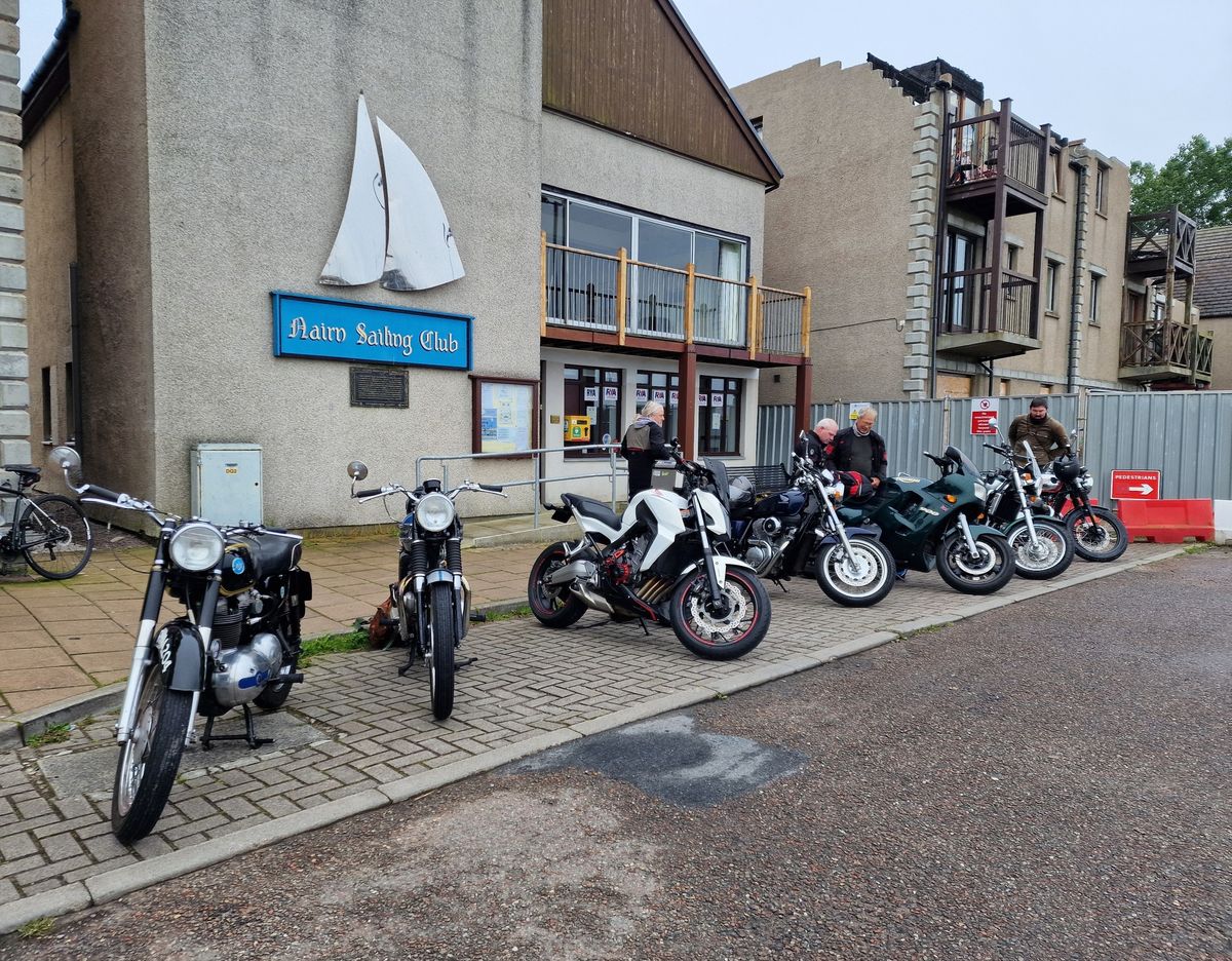 Tiddlers and Classic Run Sat 12th July from Basil's Cafe, Nairn Harbour to a Lossiemouth via a MMT.