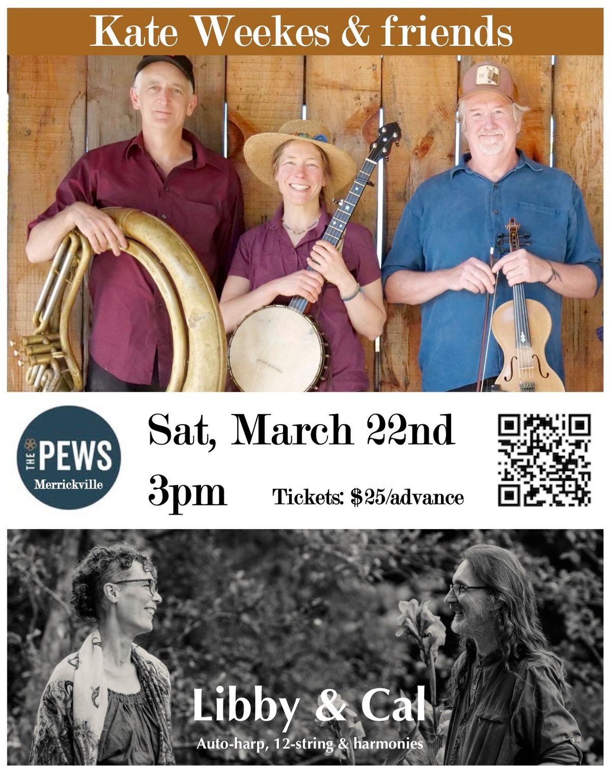 Kate Weekes & friends with Libby & Cal at the Pews in Merrickville.