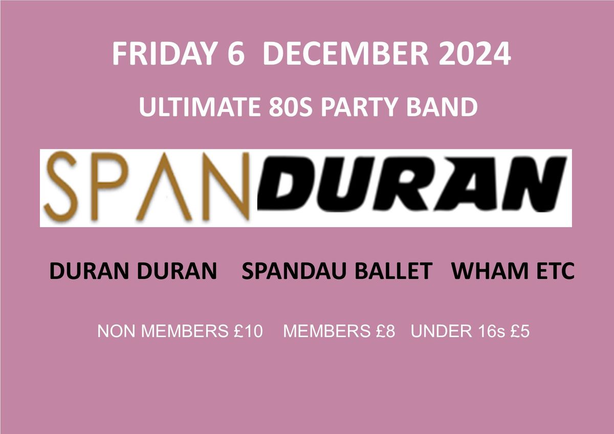 SpanDuran\u2026 80s Tribute Band 