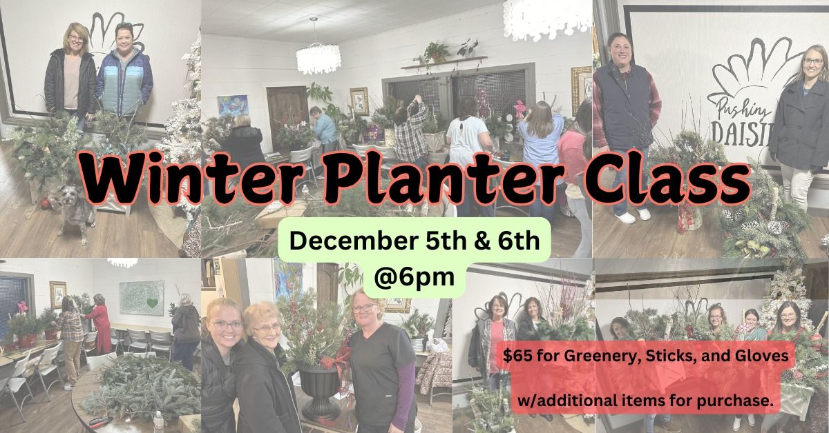 Winter Planter Class