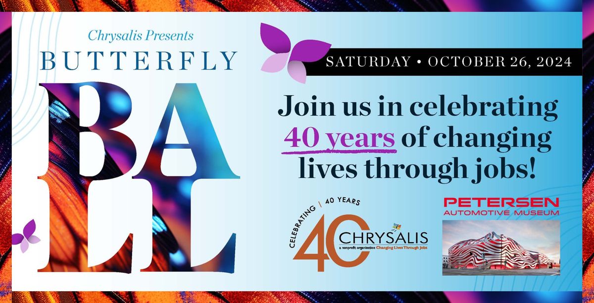 Chrysalis Butterfly Ball 2024