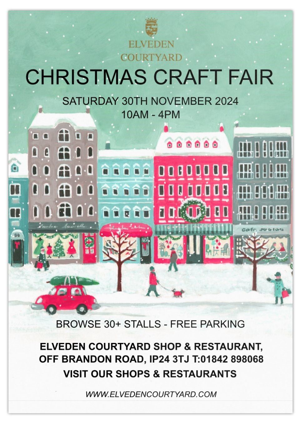 Elveden courtyard christmas fair