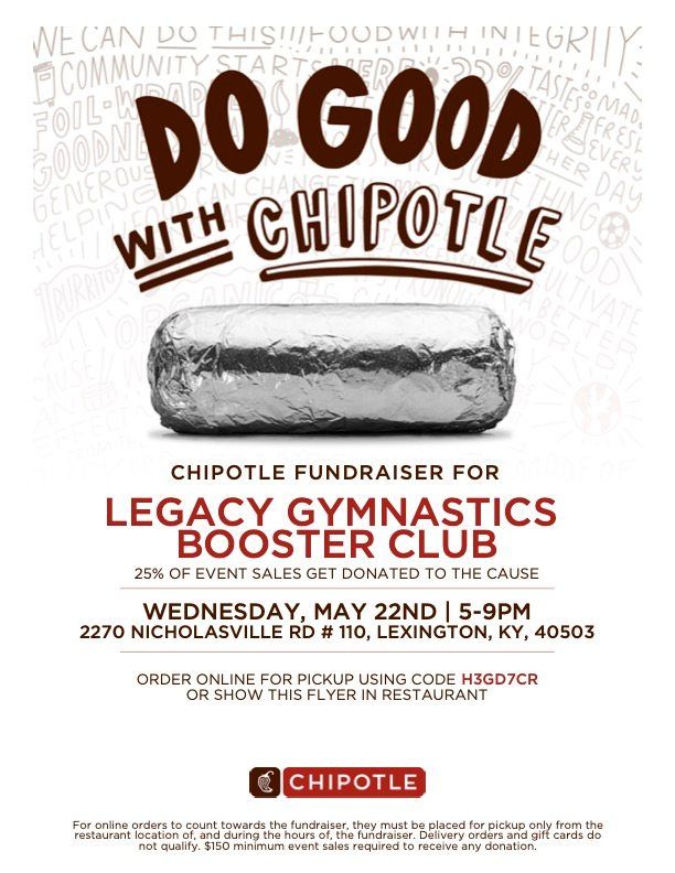 Legacy Chipotle Fundraiser