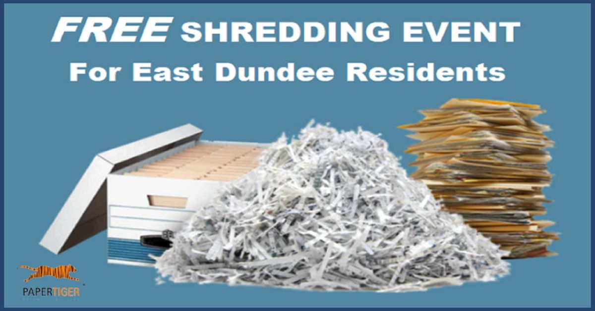 Annual Shredding Event - For East Dundee Residents