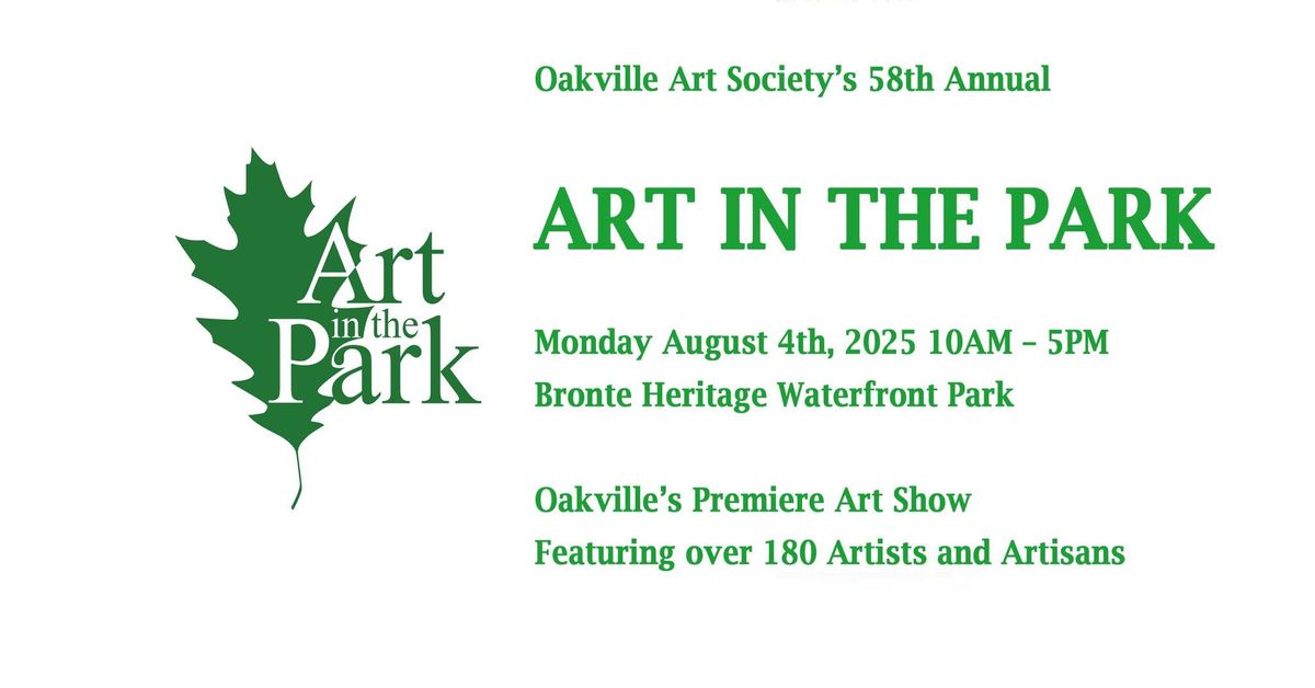 Art in the Park Oakville