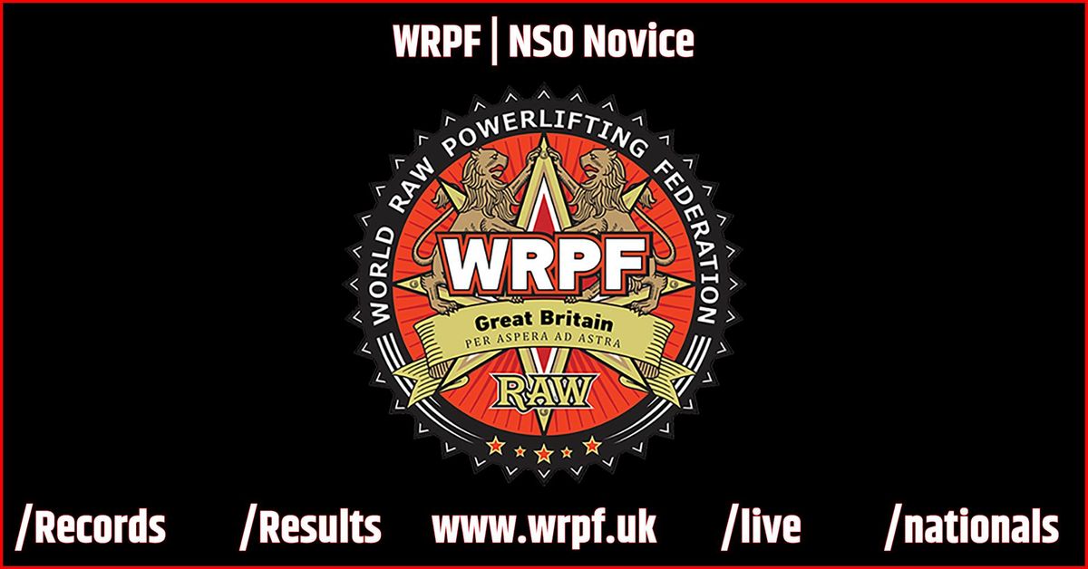 WRPF | NSO Novice