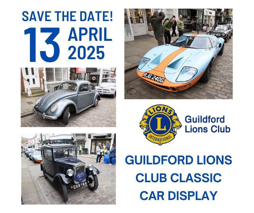 Guildford Lions Classic Car Display 2025