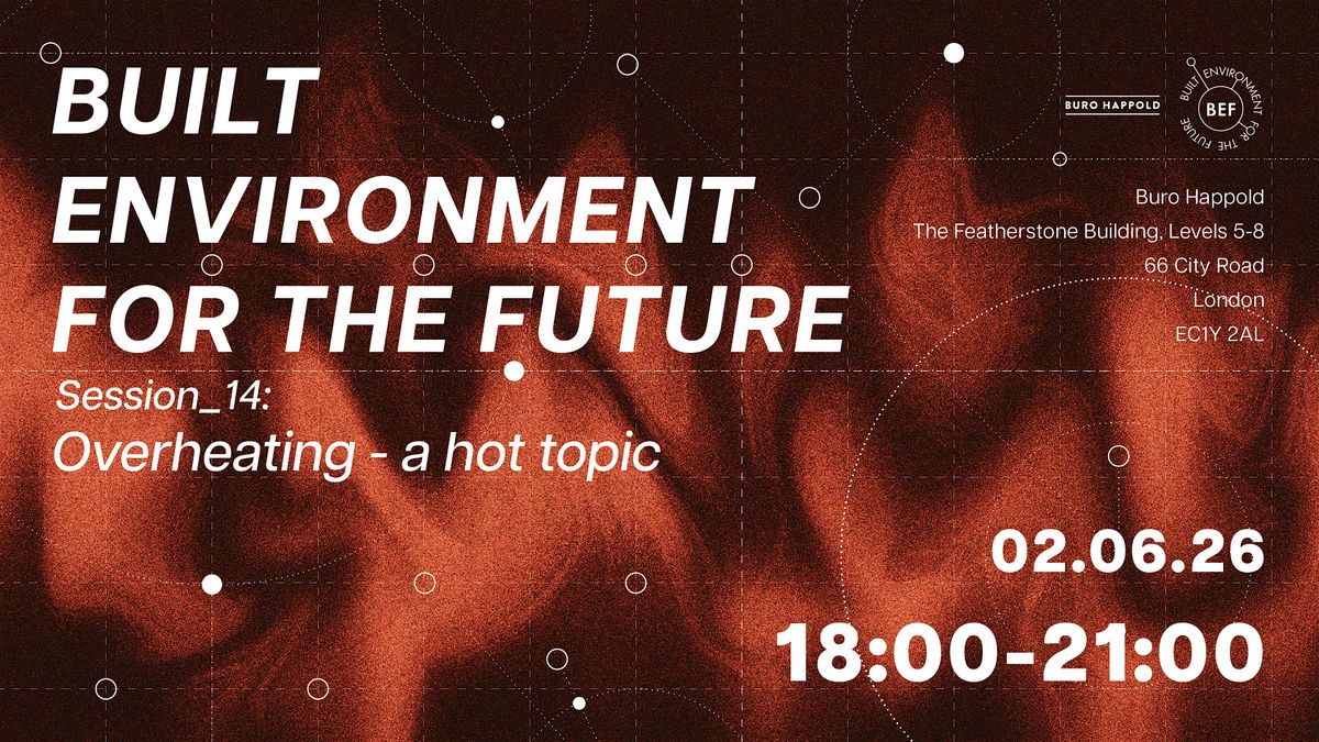 Built Environment for the Future: Overheating - a hot topic, Buro ...