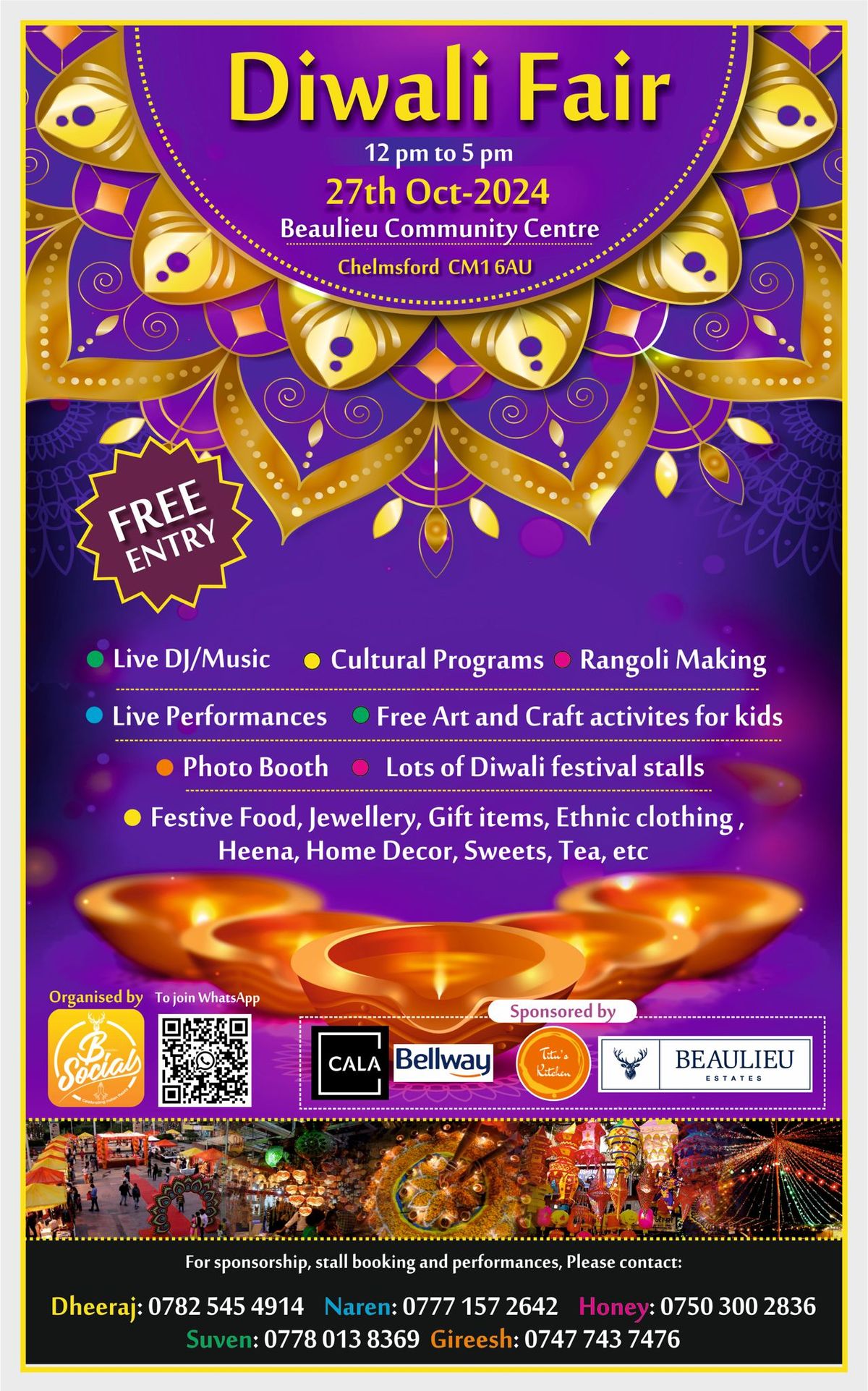 Beaulieu Diwali Fair