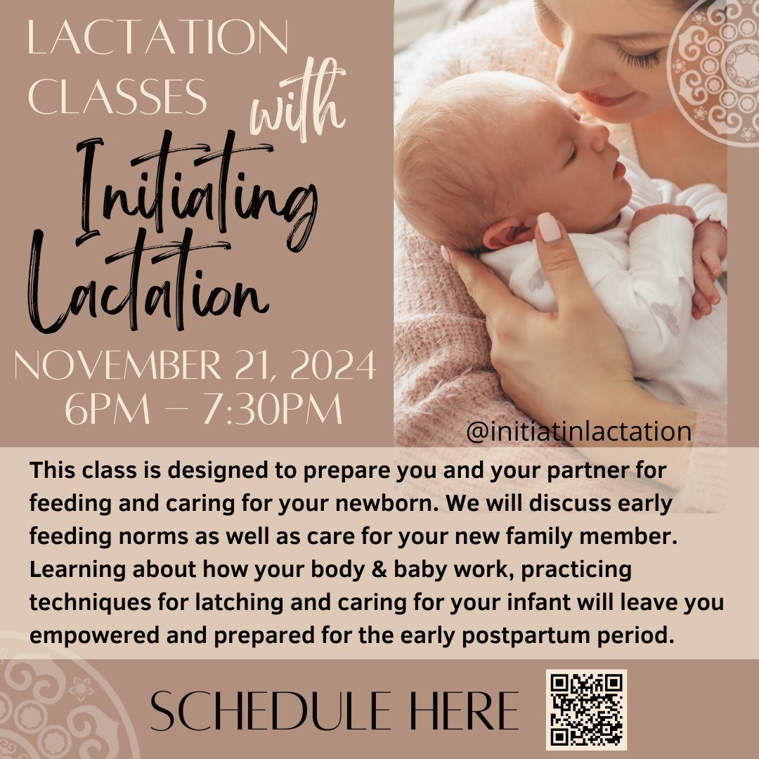 Initiating Lactation November 2024 Class