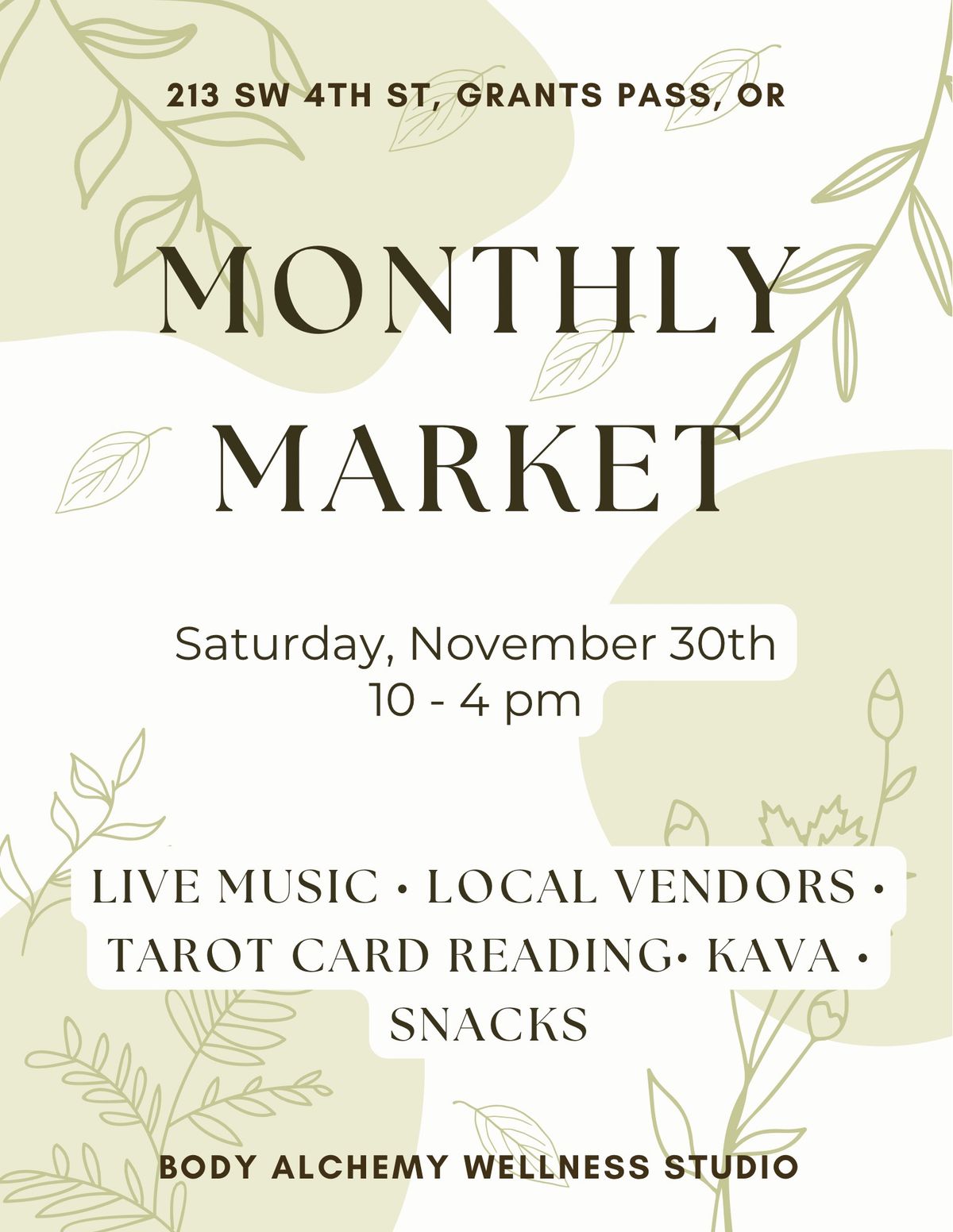 Monthly Market