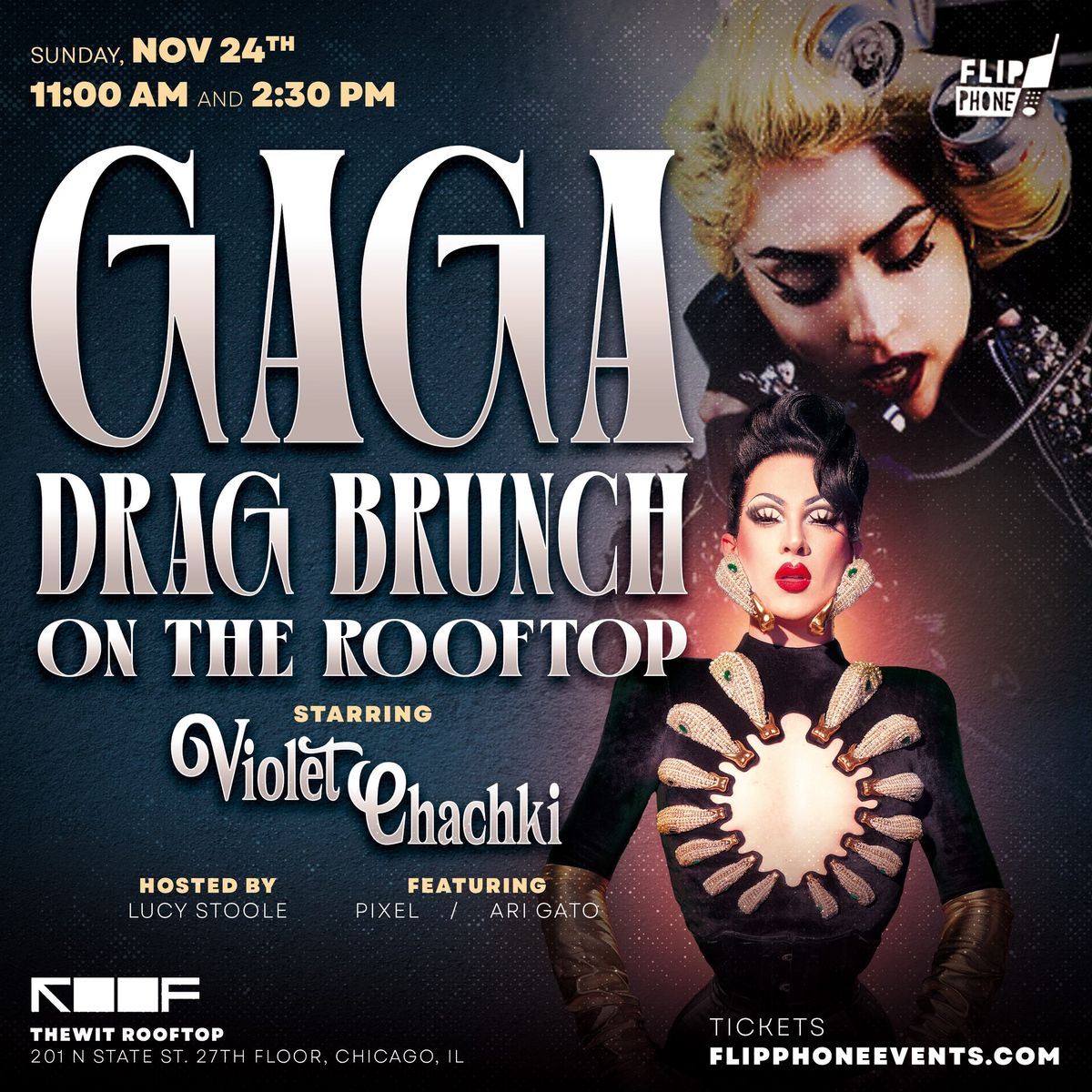 Lady Gaga Drag Brunch w\/ Violet Chachki- Chicago 