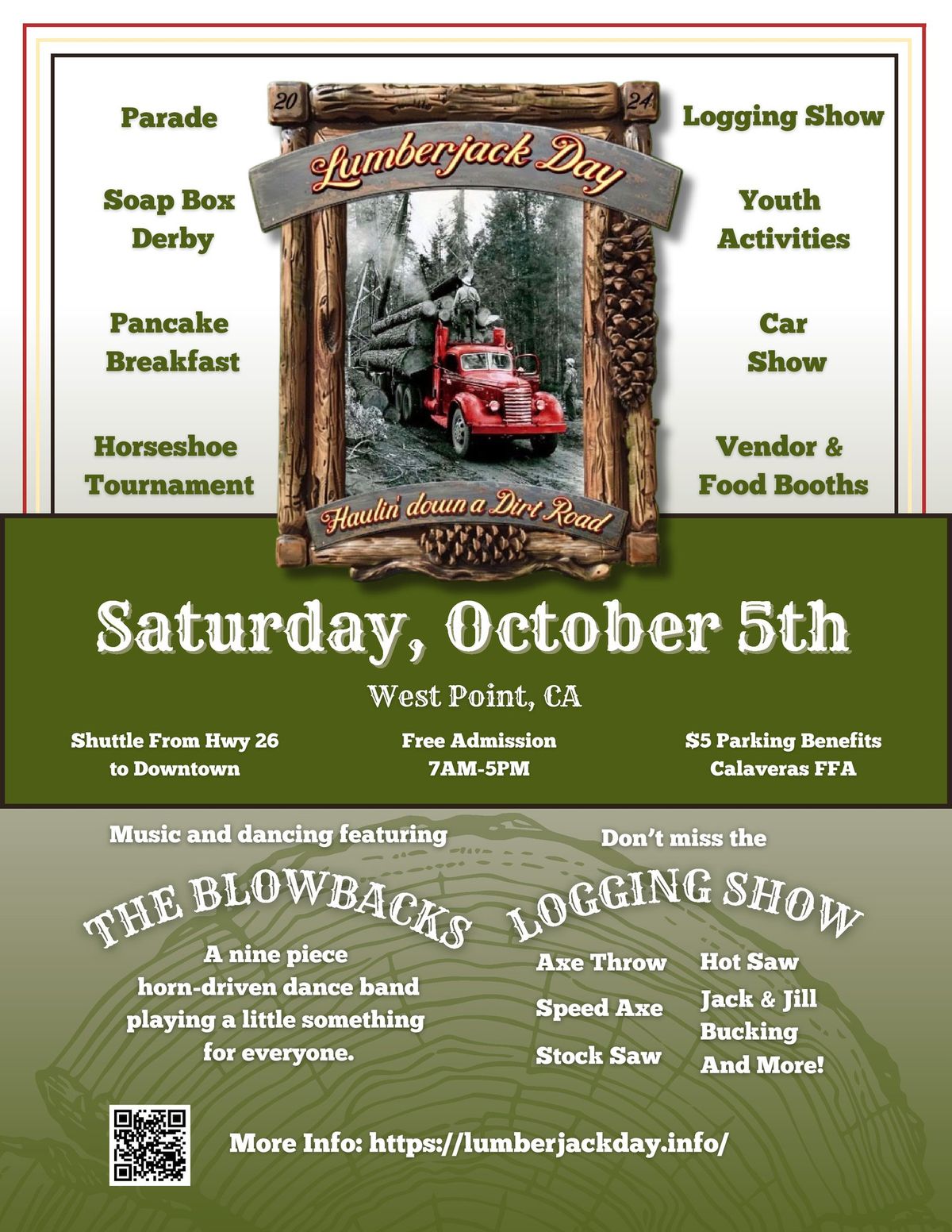 Lumberjack Day Celebration, 49th Annual Parade and Logging Show