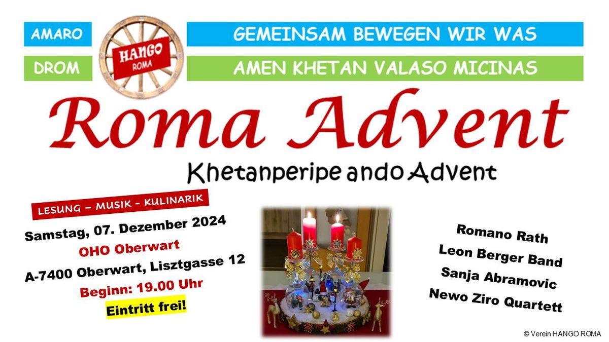 Traditioneller Roma Advent 2024 -  Khetanperipe ando Advent