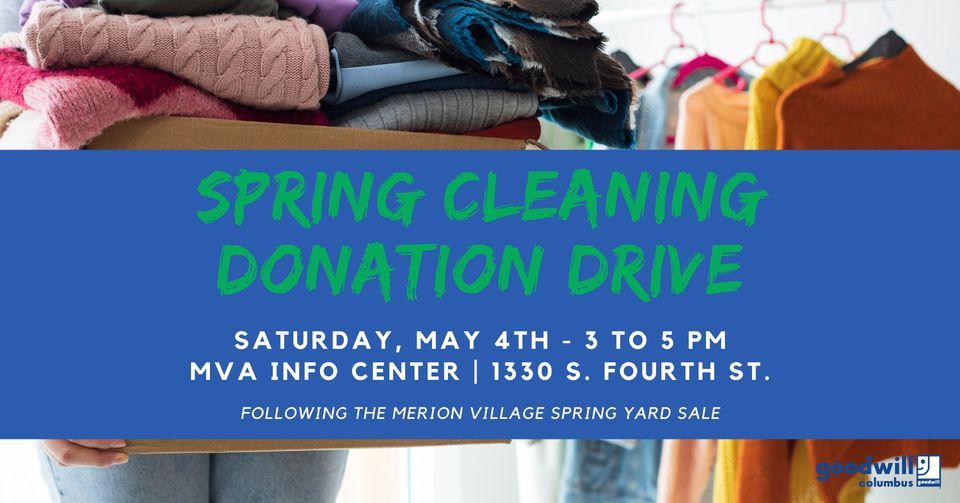 Spring Cleaning Donation Drive