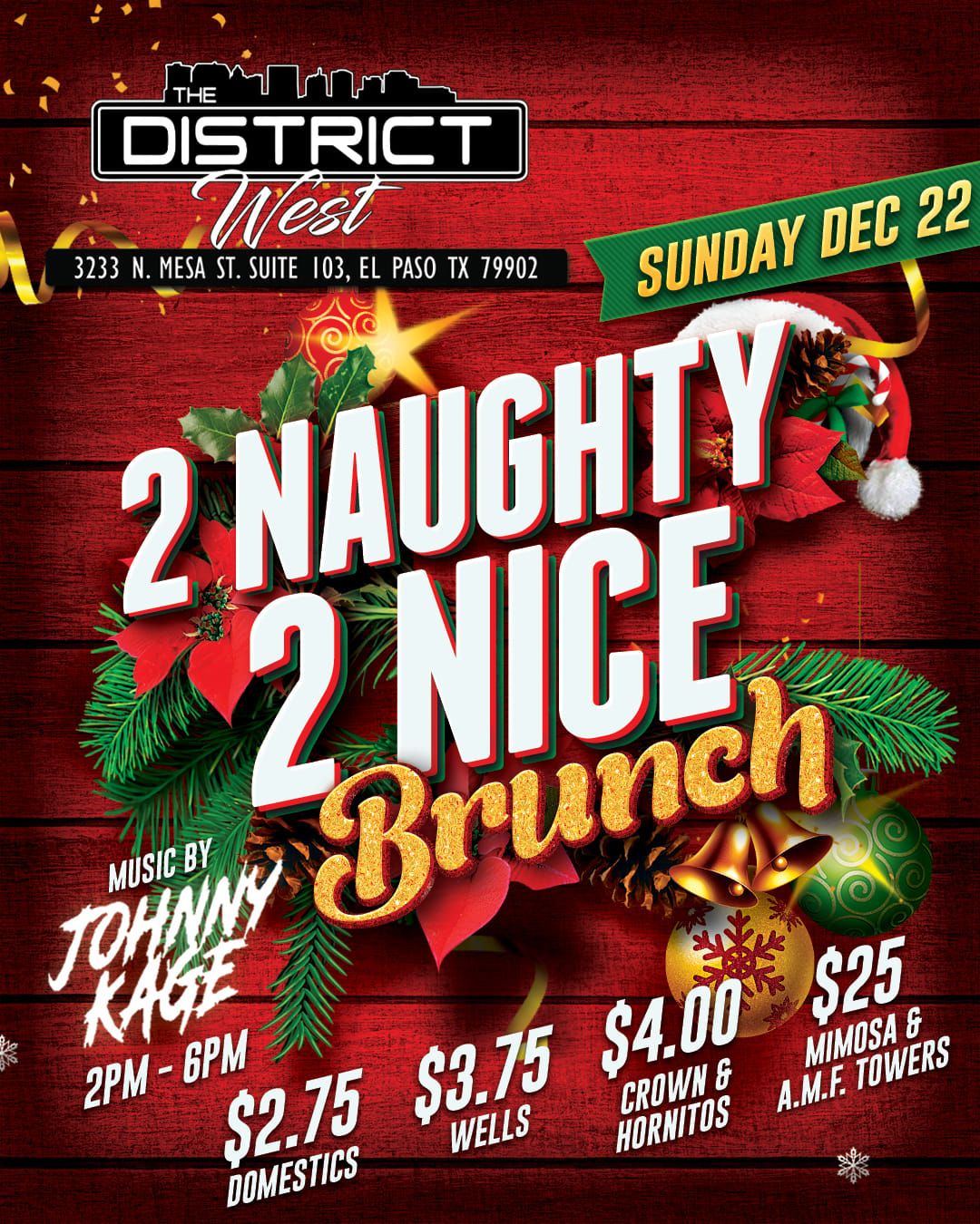 2 Naughty 2 Nice Brunch