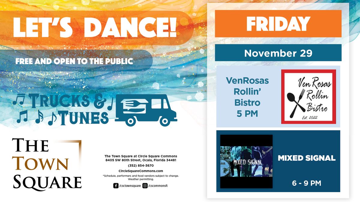 Trucks & Tunes with VenRosas Rollin Bistro & Mixed Signal