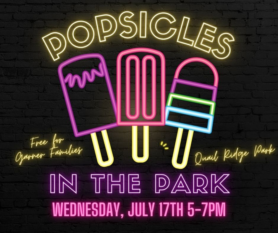 Popsicles in the Park for Garner Families