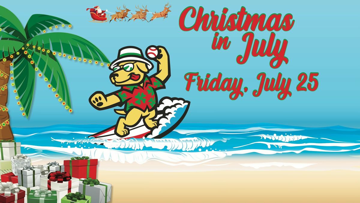 Christmas in July + Beach Dogs at Clearwater Threshers