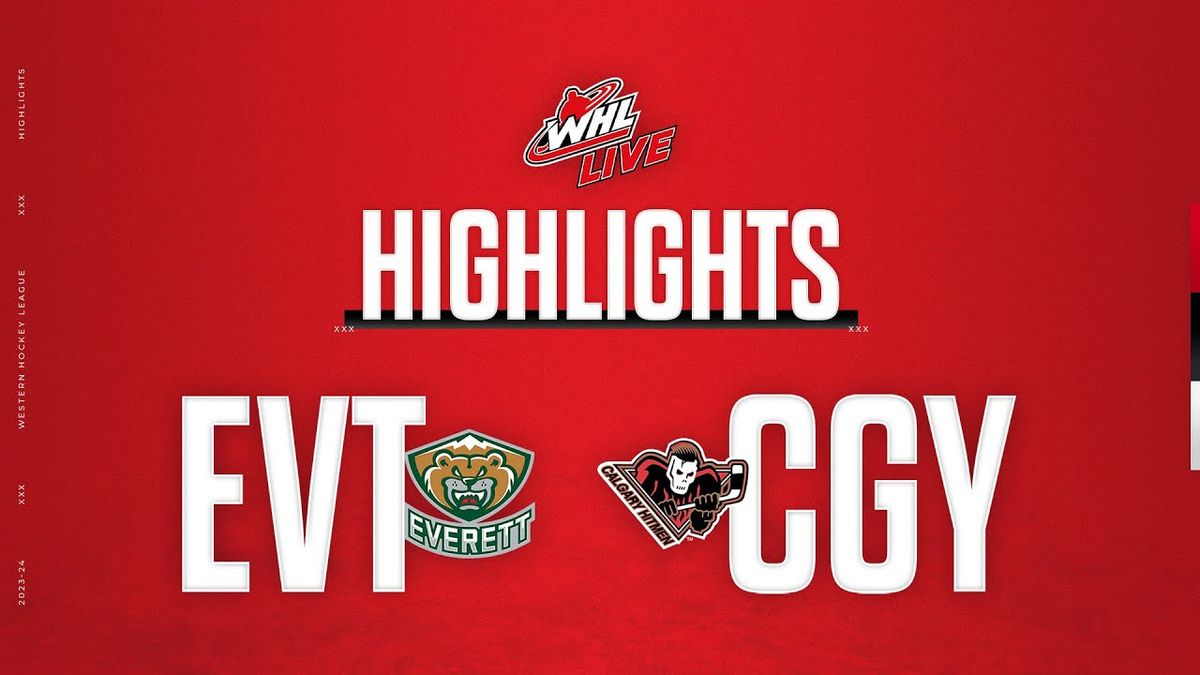 Calgary Hitmen vs. Everett Silvertips at Scotiabank Saddledome