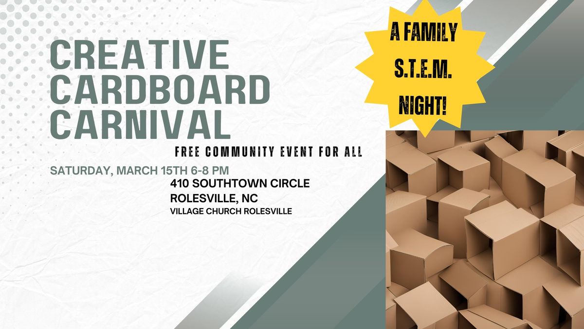 Creative Cardboard Carnival (A Family STEM Night)