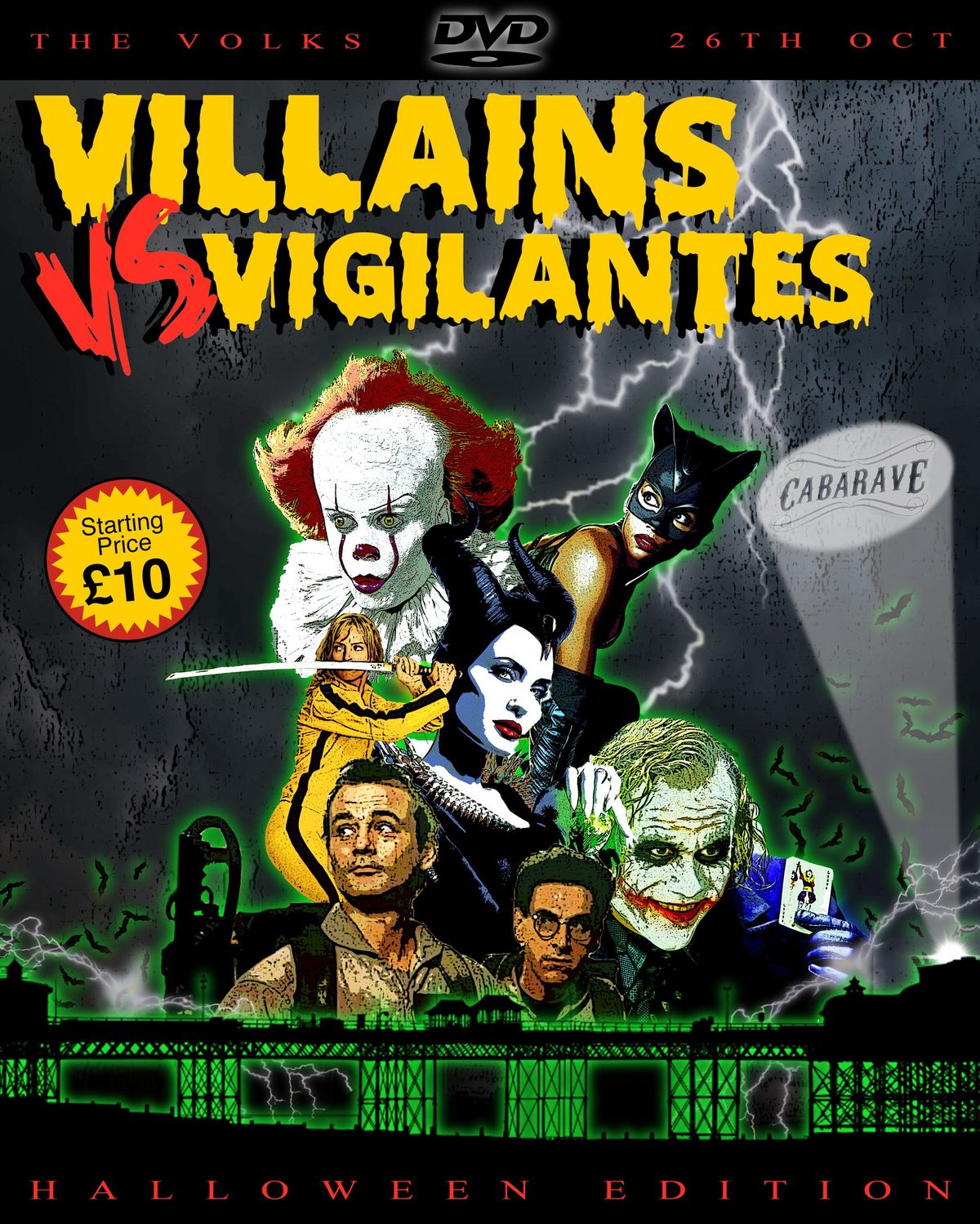 Cabarave Halloween: Villains VS Vigilantes 